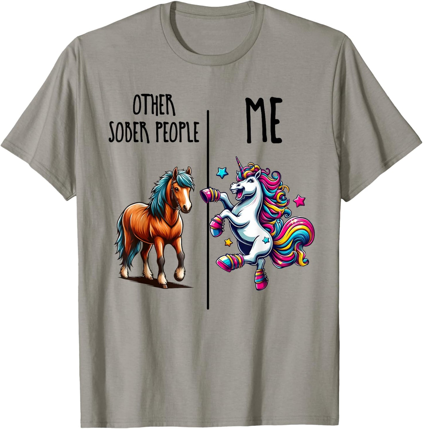 Women Sobriety Squad: Other Sober People Edition T-Shirt - T-Shirt | Sand