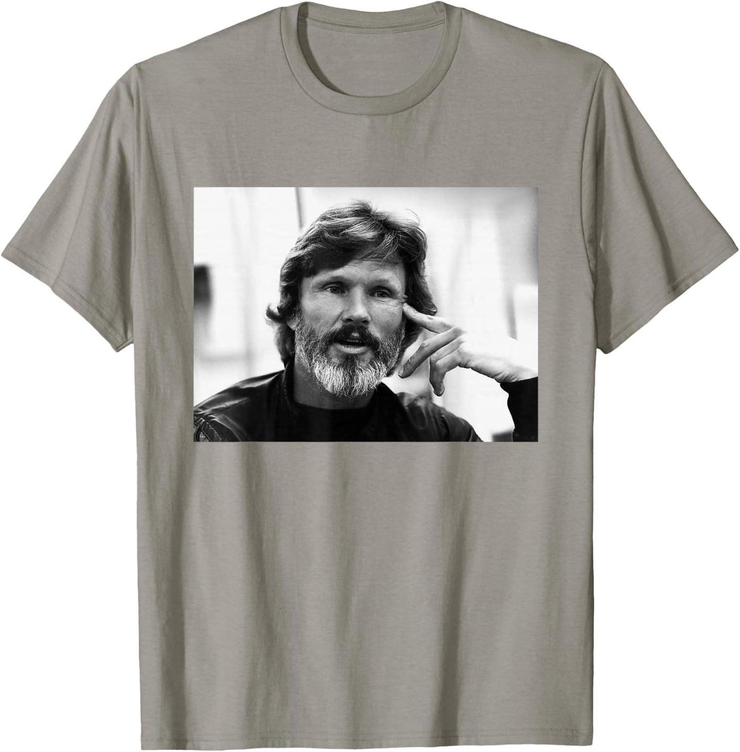 Me and Bobby McGee Singer Kris Kristofferson in 1982 T-Shirt - T-Shirt | Sand