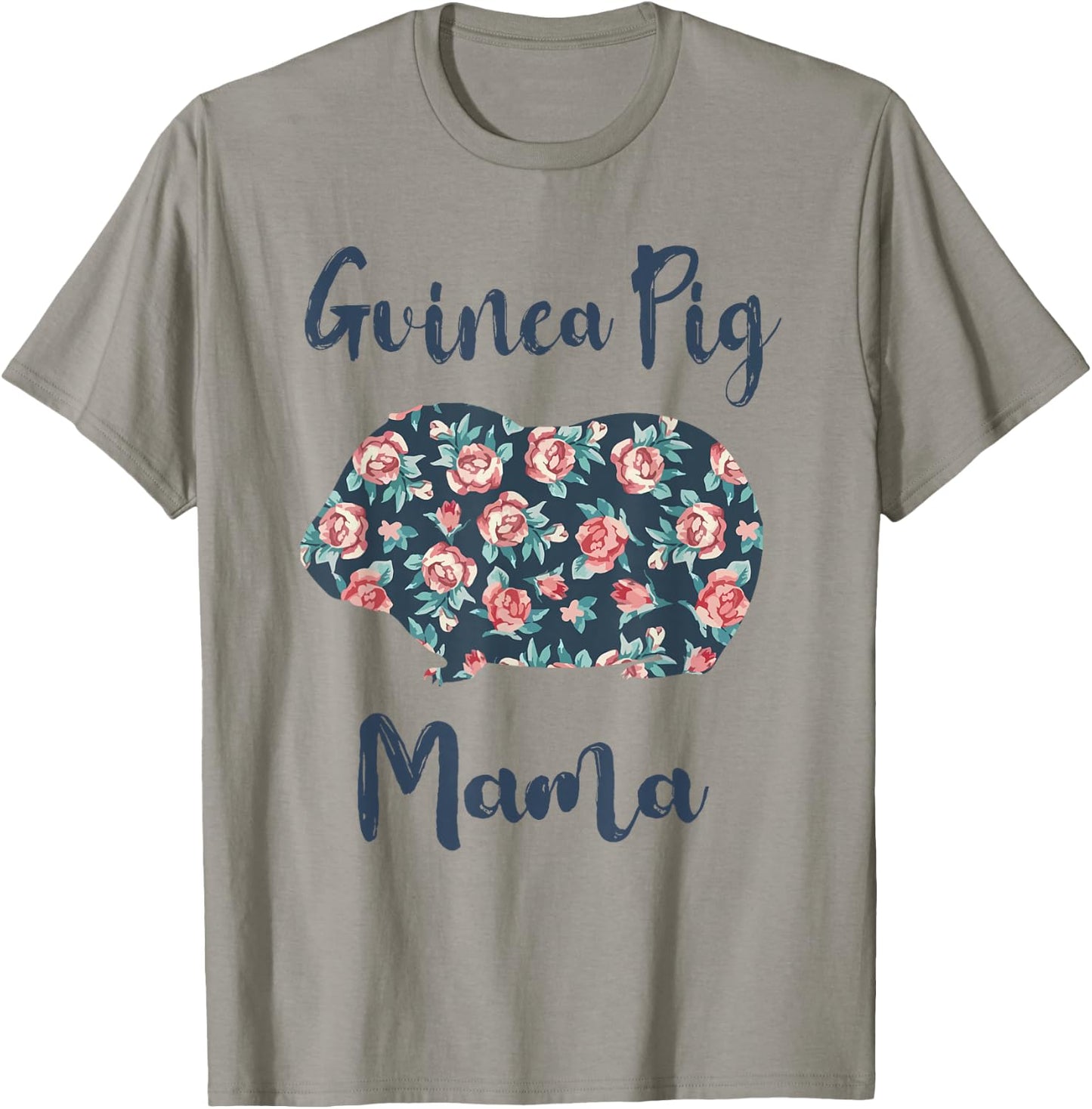 Guinea-Pig Mom Shirt Women Guinea Pig Mama Mother Day Gift T-Shirt - T-Shirt | Sand