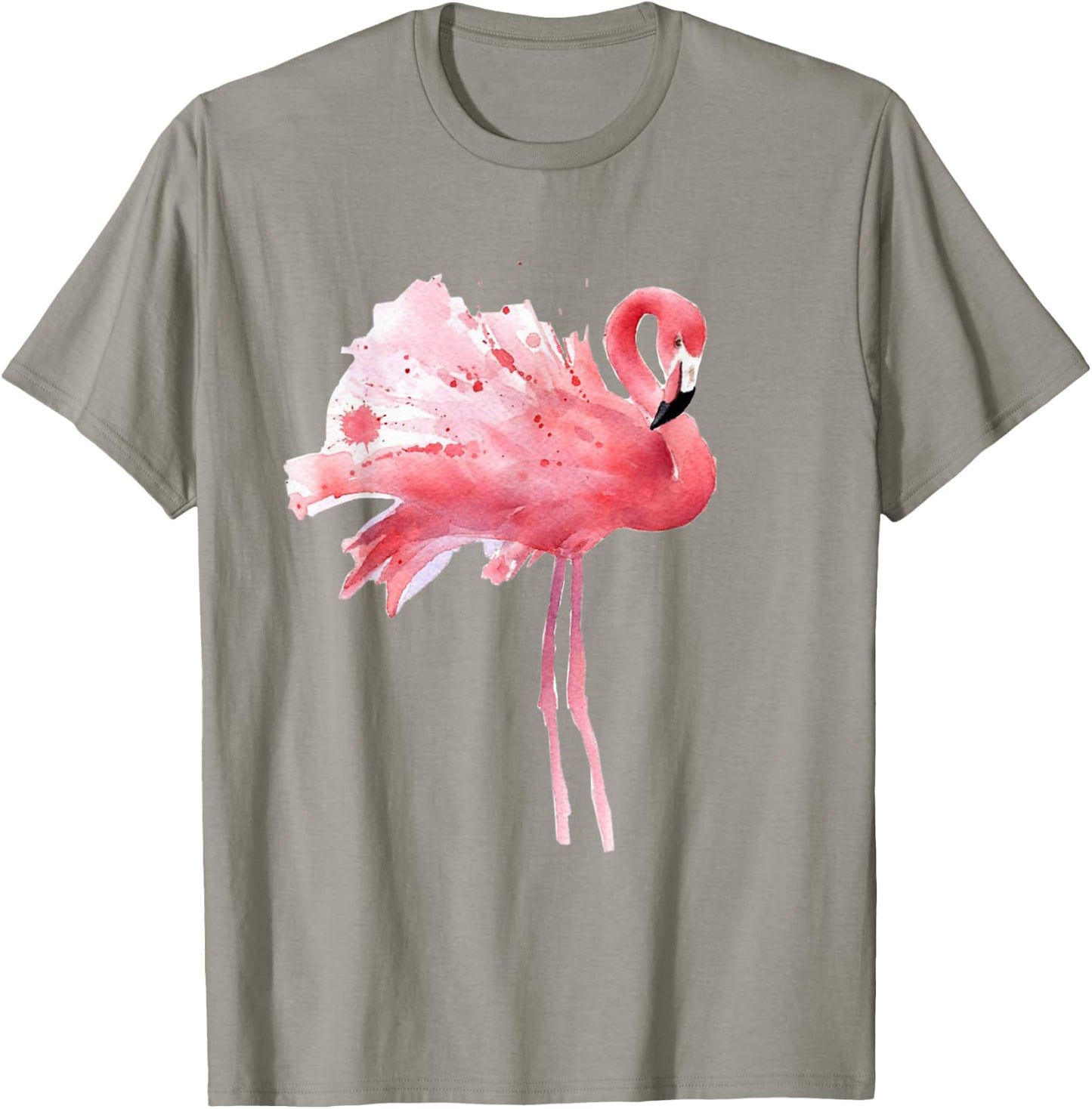 Flamingo Children's Flamingo Flamingo for Girls , White T-Shirt - T-Shirt | Sand