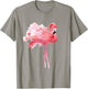 Flamingo Children's Flamingo Flamingo for Girls , White T-Shirt - T-Shirt | Sand