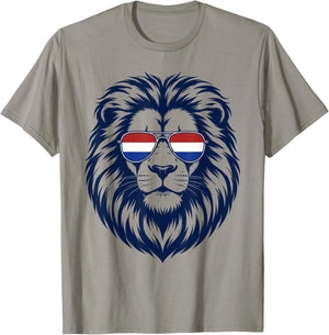 Nederland Netherlands Lion Dutch Holland Vintage Orange T-Shirt - T-Shirt | Sand