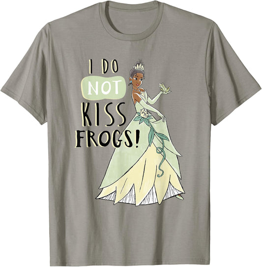 Disney The Princess And The Frog Tiana Does Not Kiss Frogs T-Shirt - T-Shirt | Sand