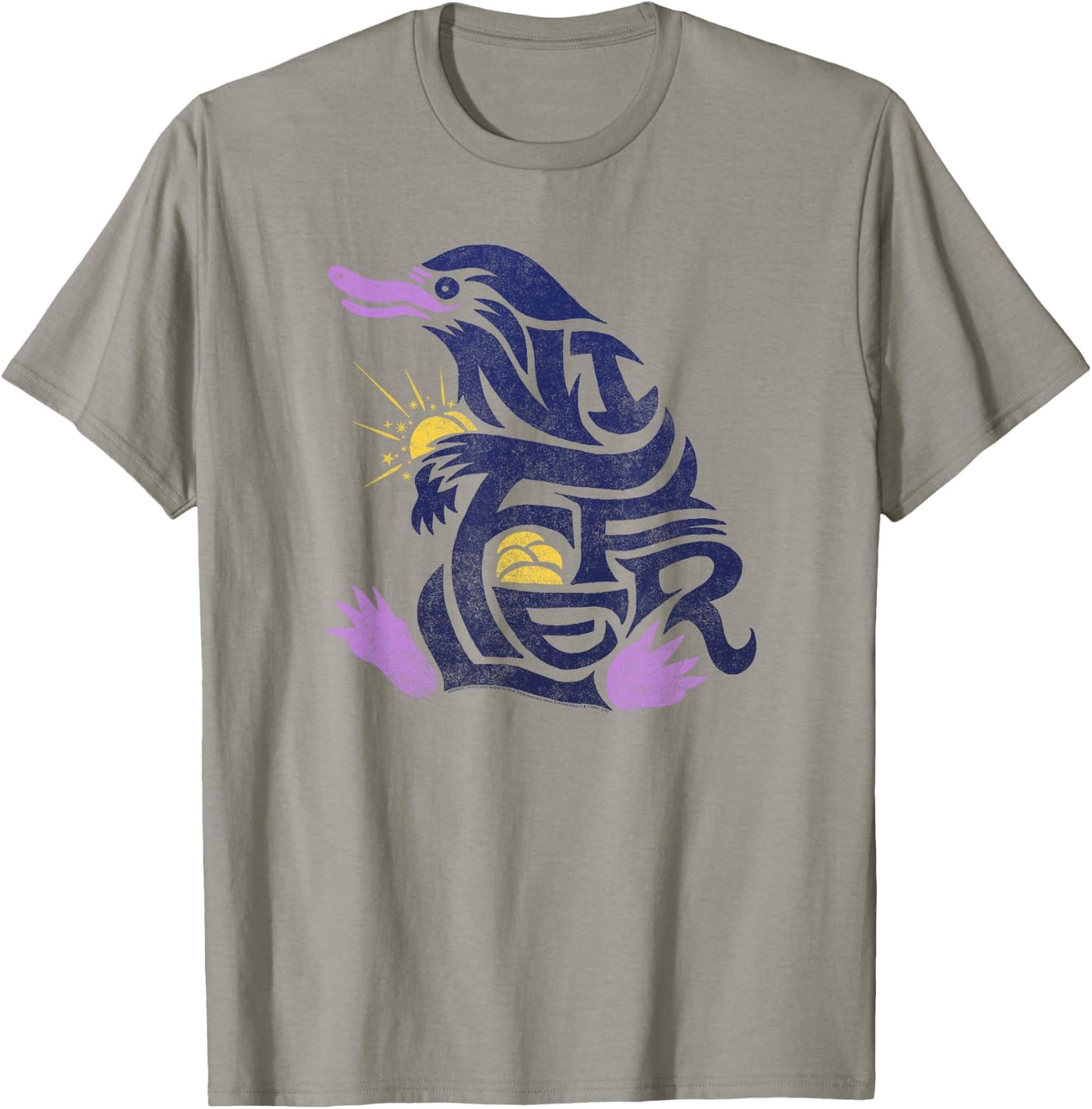 Fantastic Beasts and Where to Find Them Geometric Niffler T-Shirt - T-Shirt | Sand