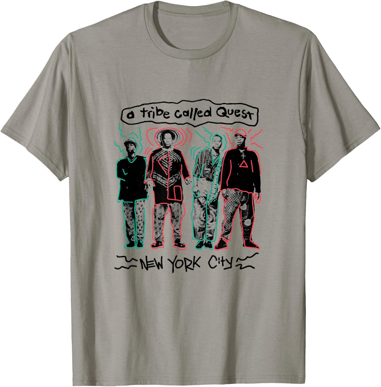 A Tribe Called Quest NYC Doodle T-Shirt - T-Shirt | Sand