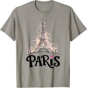 Eiffel Tower Paris Holiday France Souvenir Women Girls T-Shirt - T-Shirt | Sand