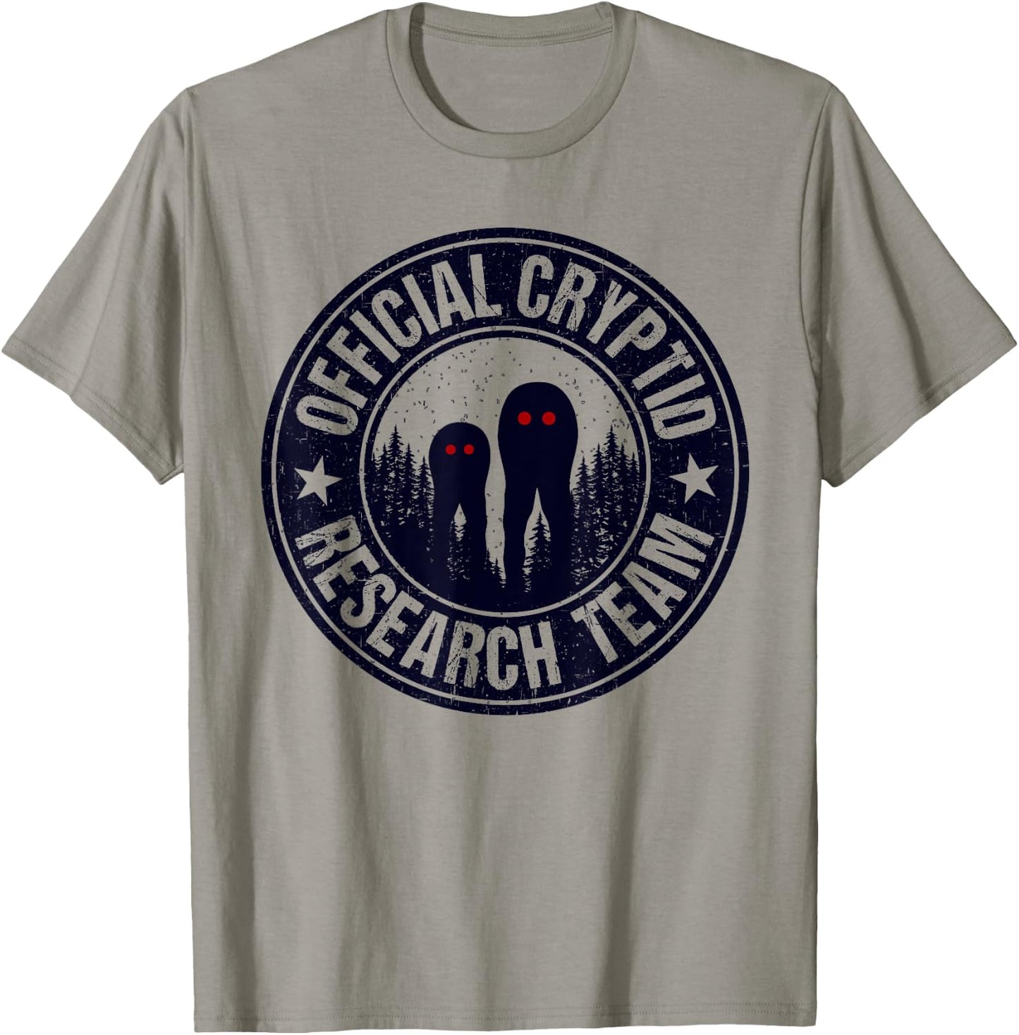 Official Cryptid Research Team Fresno Nightcrawler T-Shirt - T-Shirt | Sand
