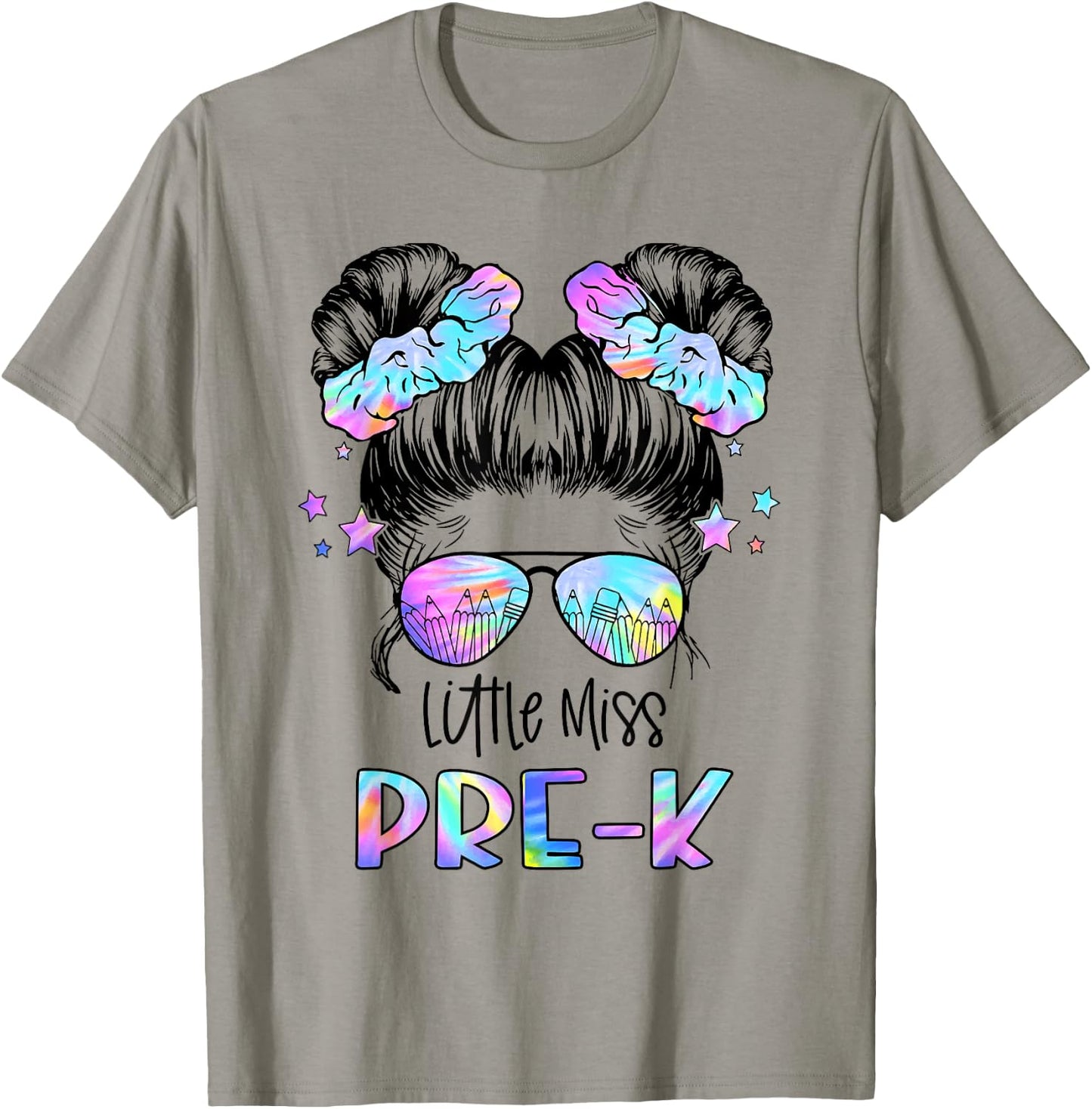 Little Miss PRE-K First Day Of School Preschool Girls Kids T-Shirt - T-Shirt | Sand