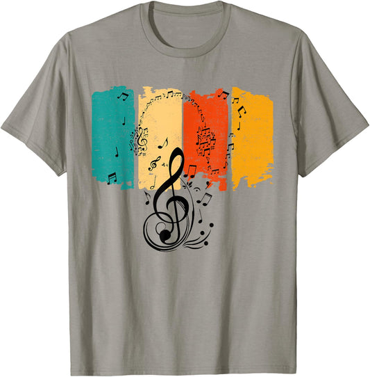Musical Sheet Music Musicians Clef Sheet Music T-Shirt - T-Shirt | Sand