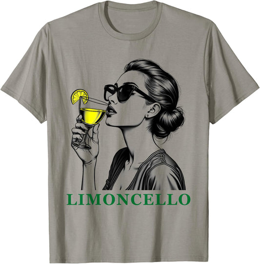 Limoncello Outfit Italian Liqueur Lemon Liqueur Spritz , White T-Shirt - T-Shirt | Sand