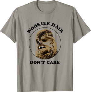 Star Wars Classic Vintage Chewbacca Wookie Hair Don't Care T-Shirt - T-Shirt | Sand