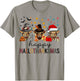 Happy Hallothanksmas Highland Cow Halloween Christmas T-Shirt - T-Shirt | Sand
