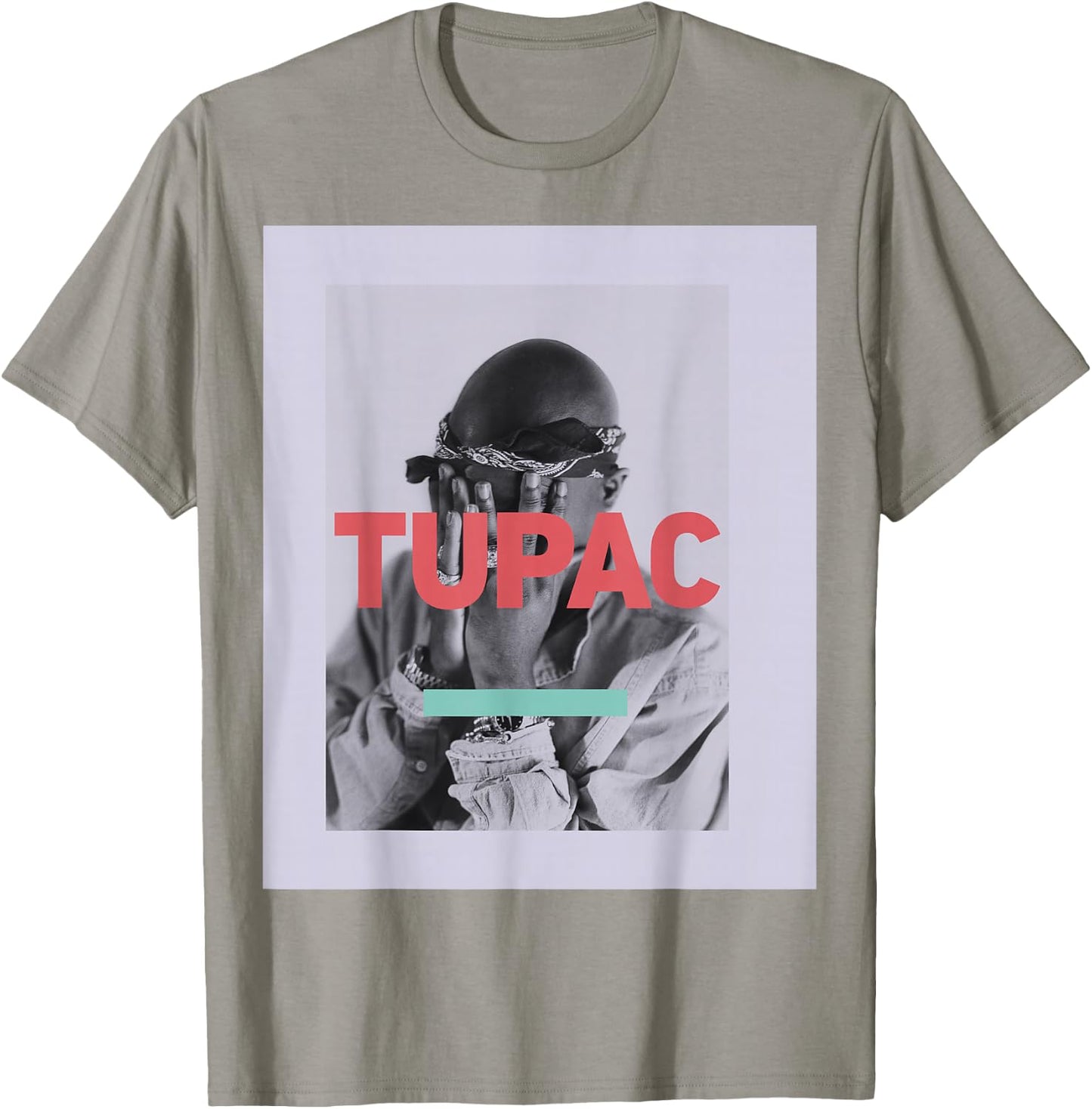 Official Tupac Photo T-Shirt - T-Shirt | Sand