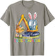 Eggscavator Easter Egg Hunt Construction Trucks Boys Toddler T-Shirt - T-Shirt | Sand
