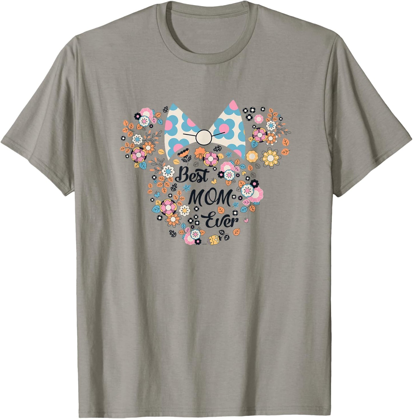 Disney Minnie Mouse Best Mom Ever Icon Flowers Mother’s Day T-Shirt - T-Shirt | Sand