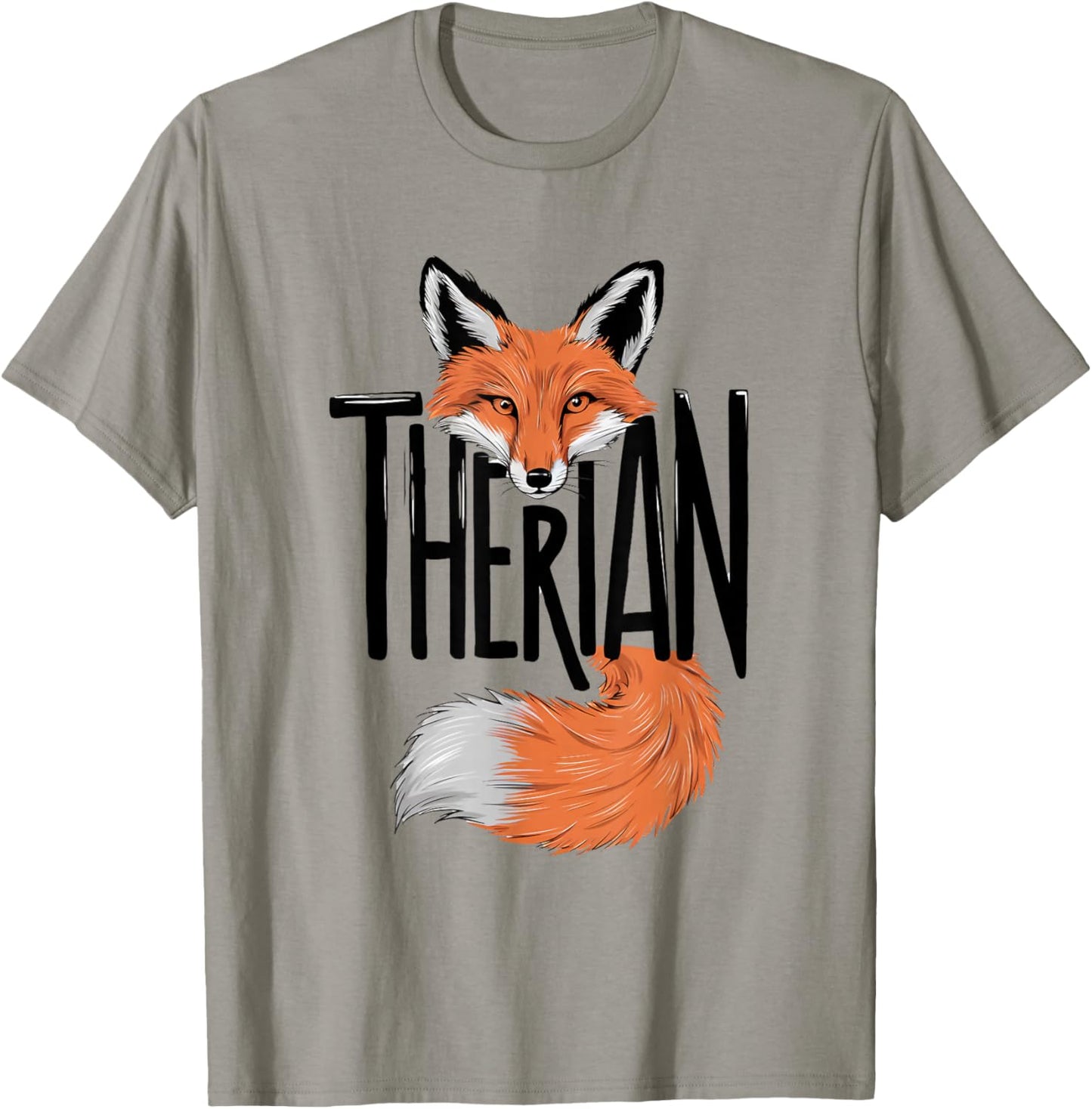 Mask Therian Fox , white, S T-Shirt - T-Shirt | Sand