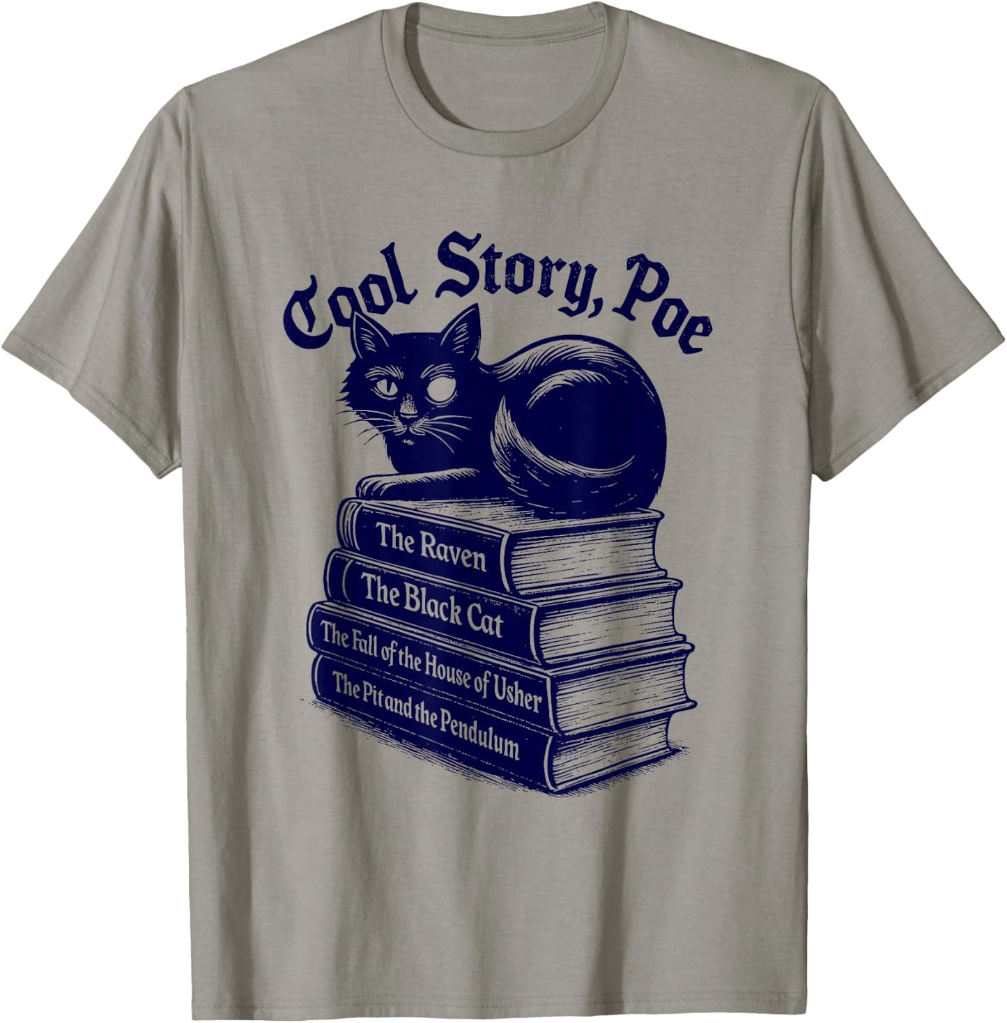 Cool Story Poe Black Cat Edgar Allan Poe Women T-Shirt - T-Shirt | Sand