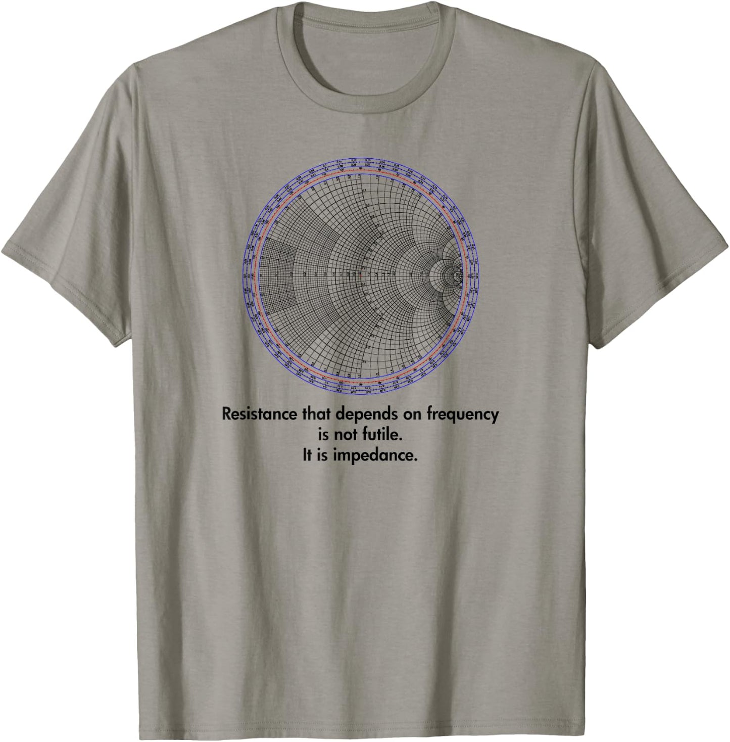 Radio Electrical Electronic Engineer Smith Chart T-Shirt - T-Shirt | Sand