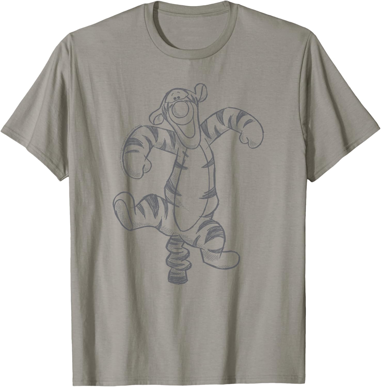 Disney Winnie the Pooh Tigger Sketch T-Shirt - T-Shirt | Sand