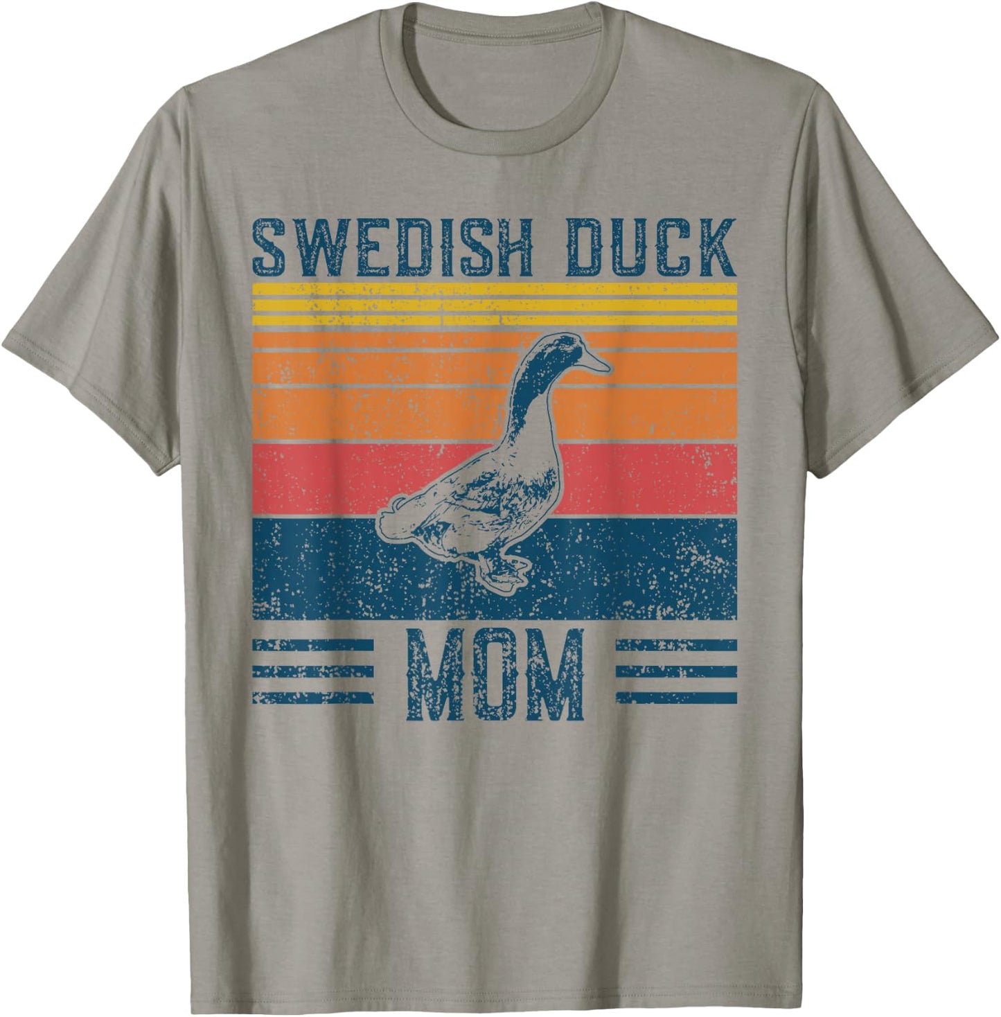 Best Duck Mom Women - Vintage Swedish Duck T-Shirt - T-Shirt | Sand