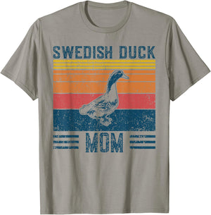 Best Duck Mom Women - Vintage Swedish Duck T-Shirt - T-Shirt | Sand
