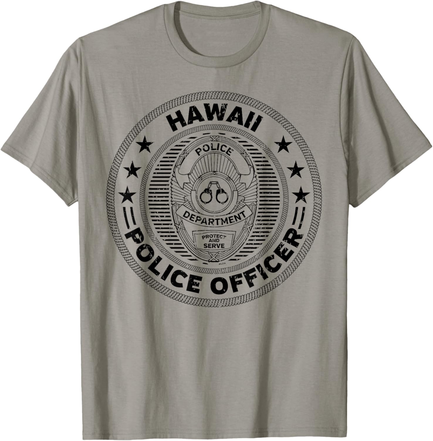 Hawaii Police Officer Shirt T-Shirt - T-Shirt | Sand