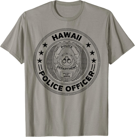 Hawaii Police Officer Shirt T-Shirt - T-Shirt | Sand