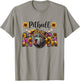 Pitbull Mom Graphic Design with Sunflowers T-Shirt - T-Shirt | Sand