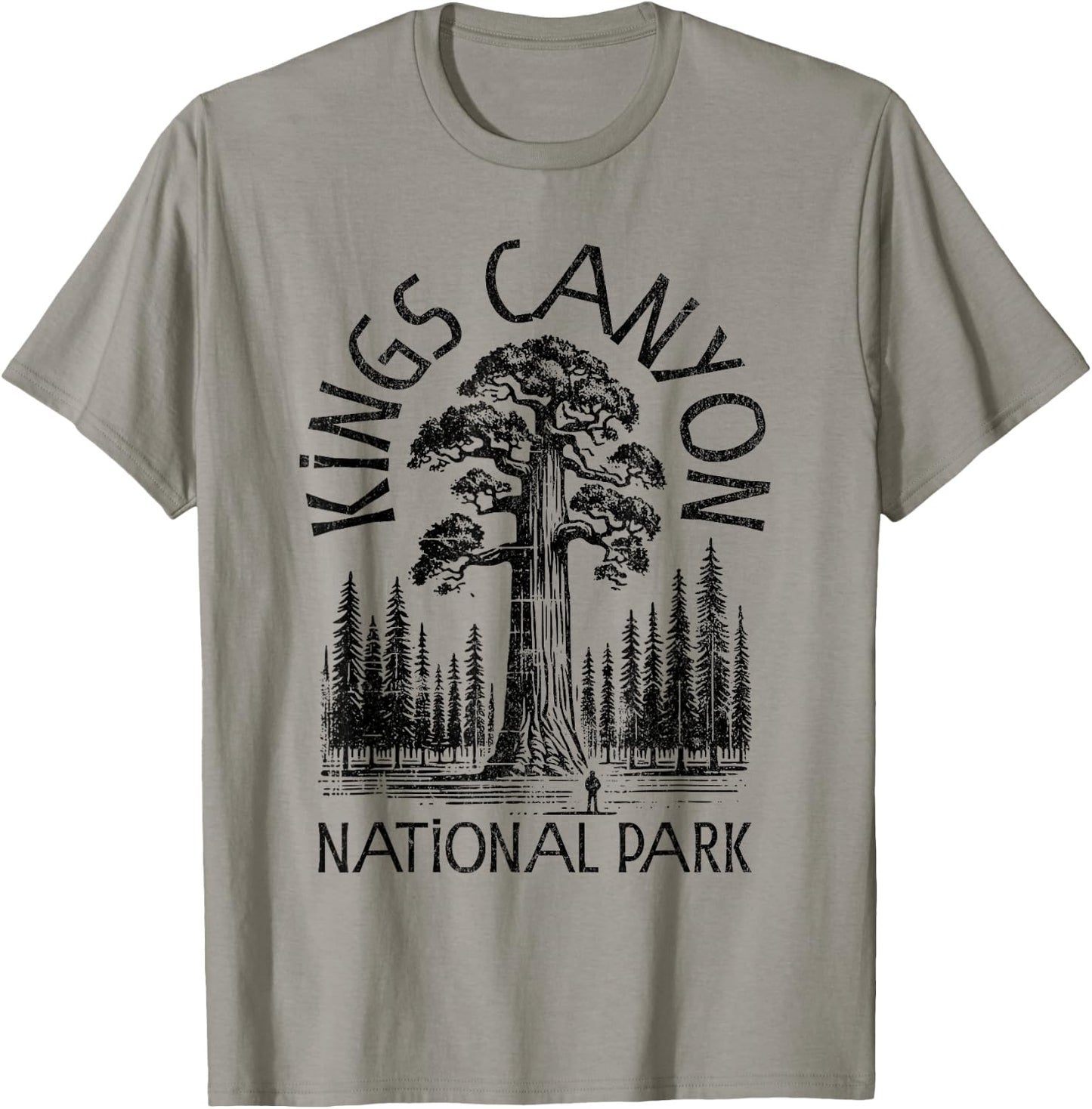 Kings Canyon National Park T-Shirt - T-Shirt | Sand