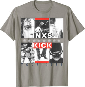 INXS Kick Inner Cover , white, S T-Shirt - T-Shirt | Sand