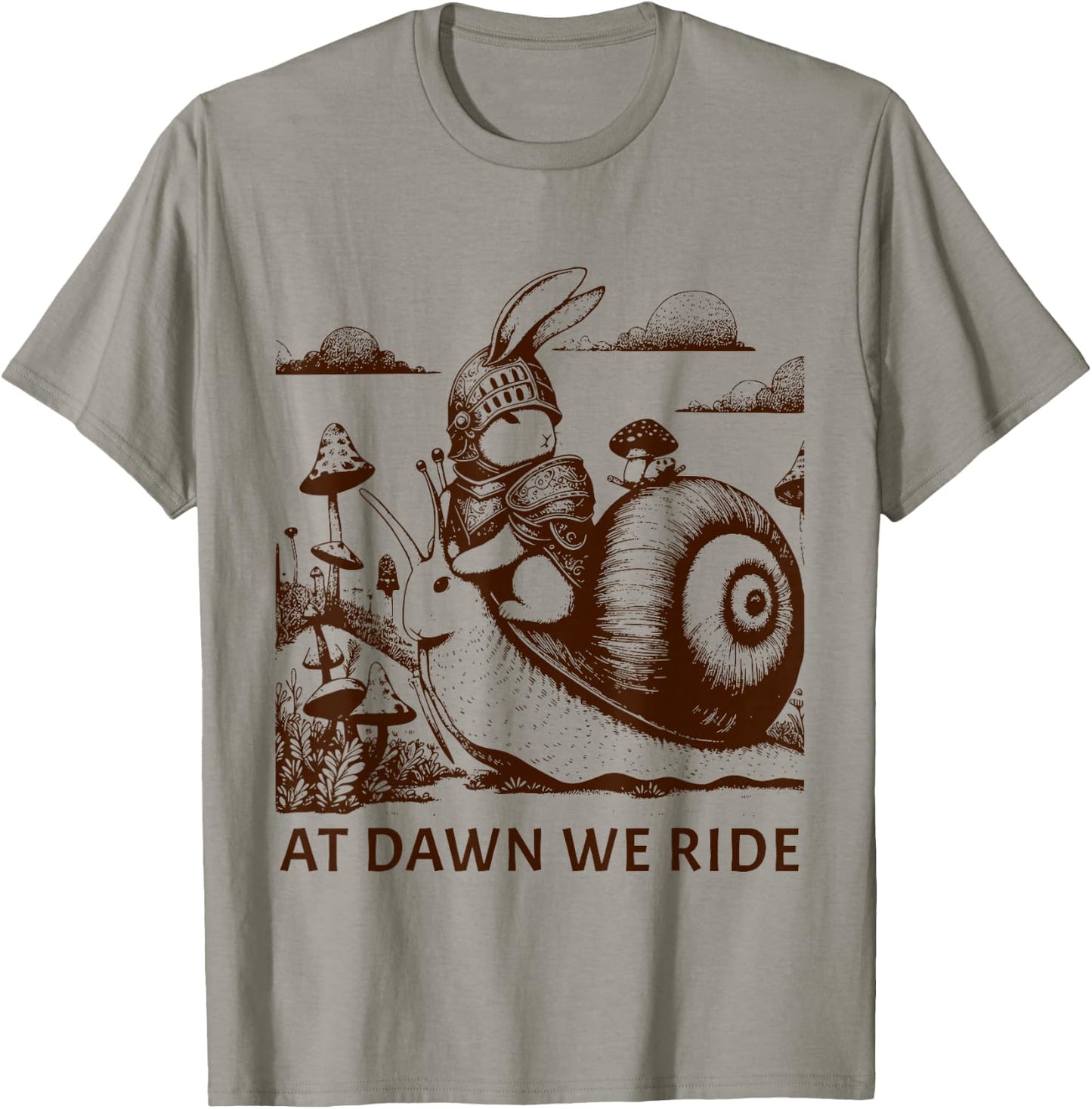 Medieval Bunny Rabbit Castlecore T-Shirt - T-Shirt | Sand