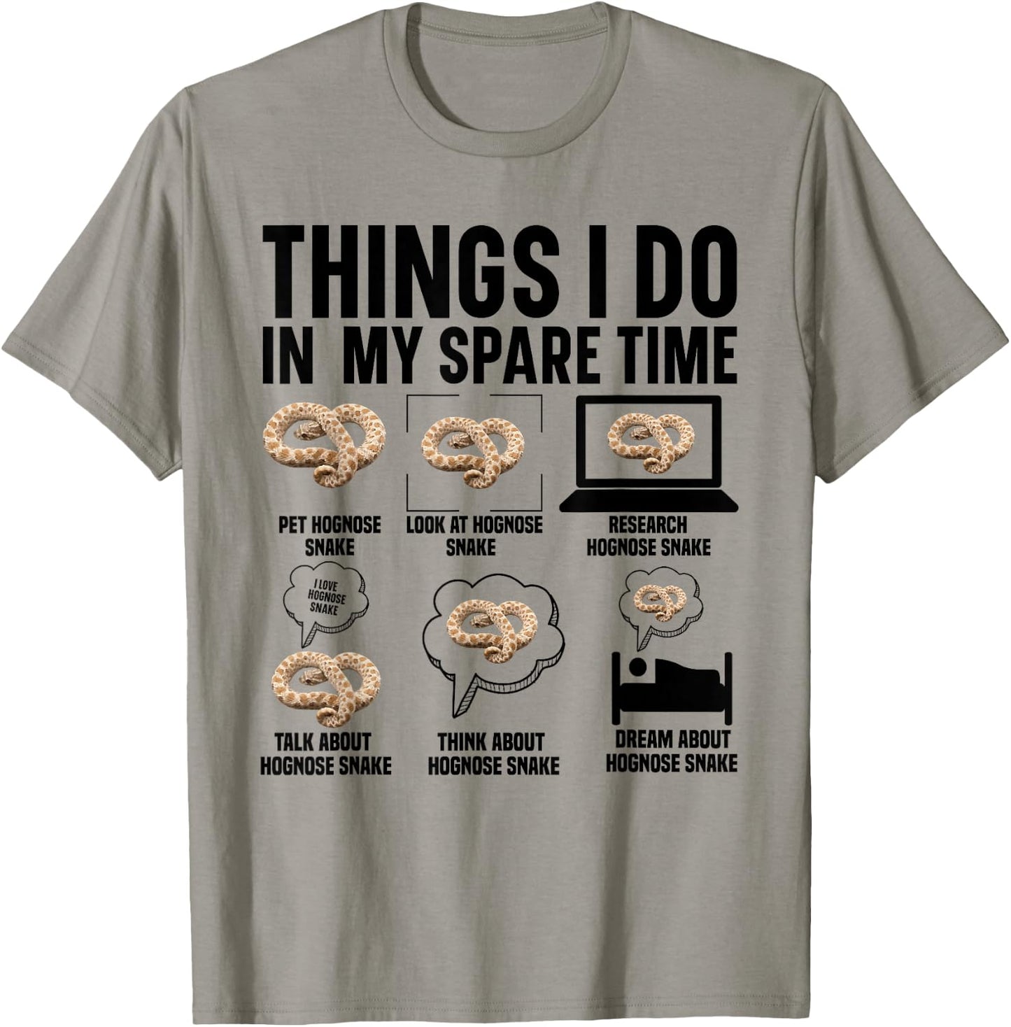 Hognose Snake Hide Hognose Snake Ring Hognose Snake T-Shirt - T-Shirt | Sand