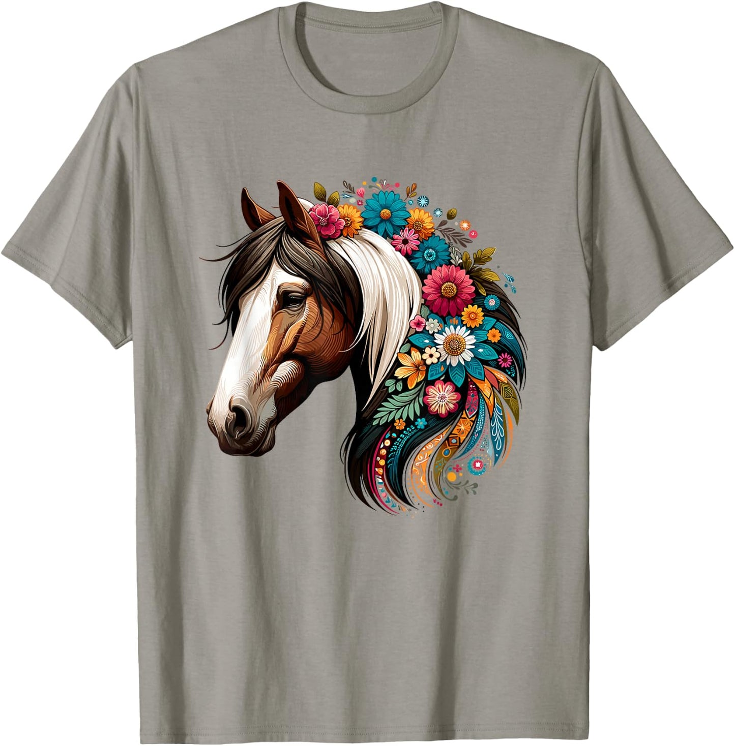 Horse Riding Equestrian, Horse Portrait - Western Horseback T-Shirt - T-Shirt | Sand
