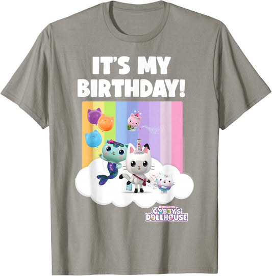 DreamWorks Gabby’s Dollhouse Birthday T-Shirt - T-Shirt | Sand