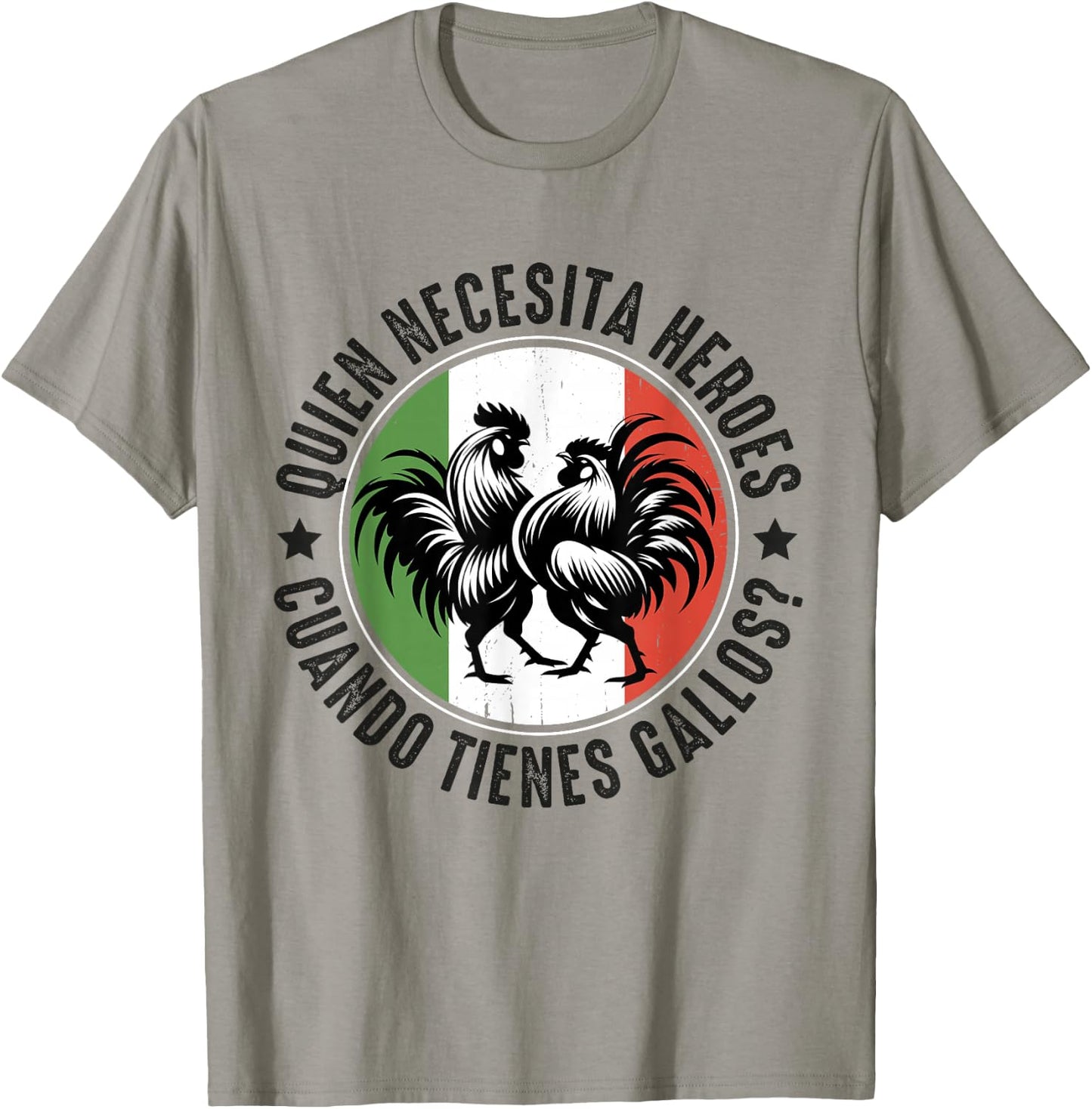 Gallero Mexicano Peleas Gallos Mexican Rooster T-Shirt - T-Shirt | Sand