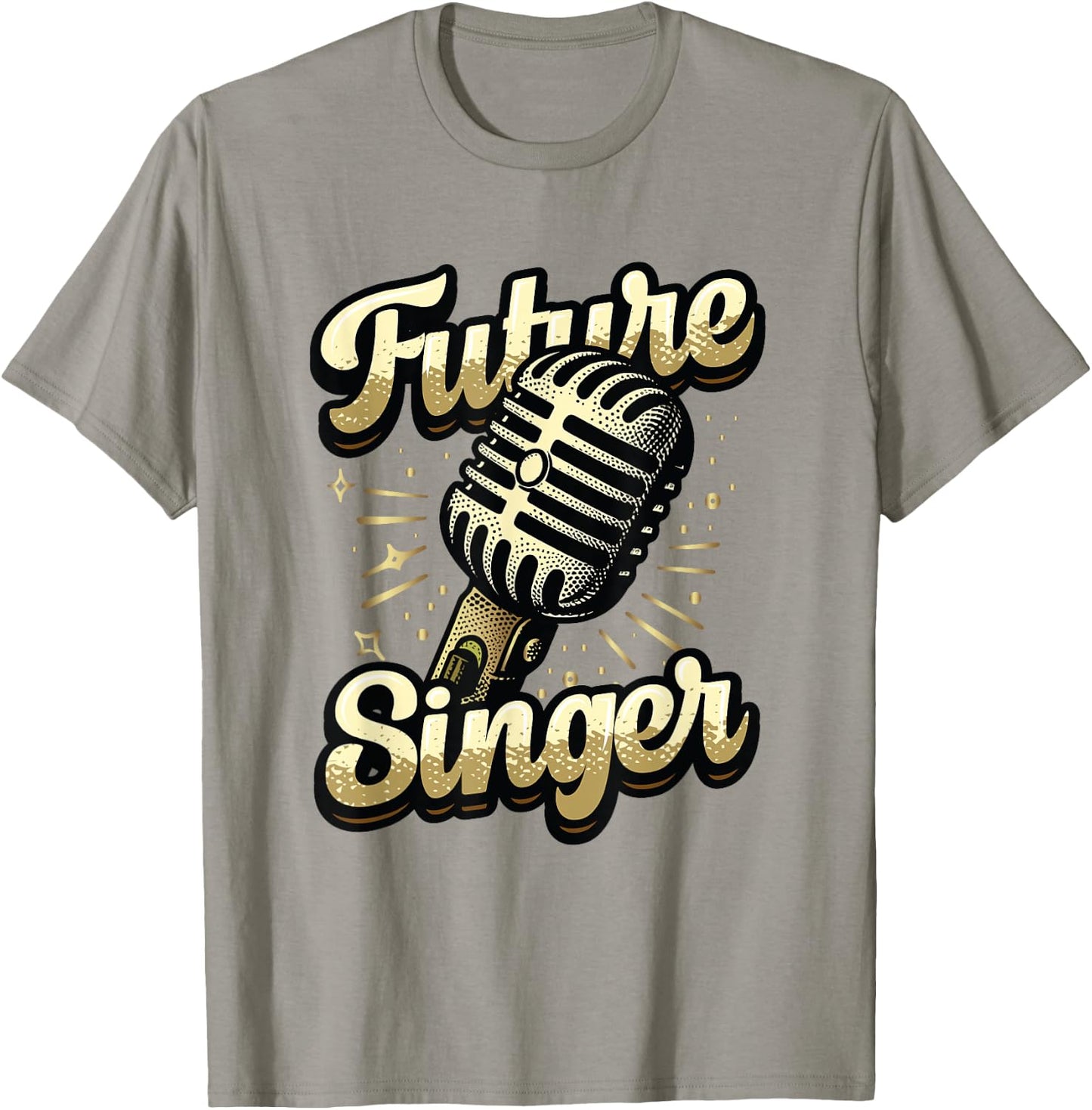 Future Singer Kids Choir Band Singing T-Shirt - T-Shirt | Sand
