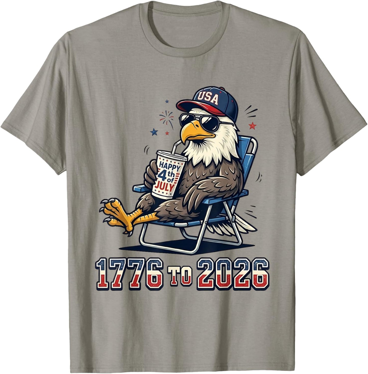 250 Jahre Freiheit 250. Jahrestag der Unabhängigkeit der USA T-Shirt - T-Shirt | Sand