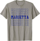 Trendy Retro Marietta GA Distressed T-Shirt - T-Shirt | Sand