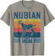 Best Goat Mom Women - Vintage Nubian Goat T-Shirt - T-Shirt | Sand