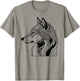 Coloriage Loup à colorier soi-même T-Shirt - T-Shirt | Sand