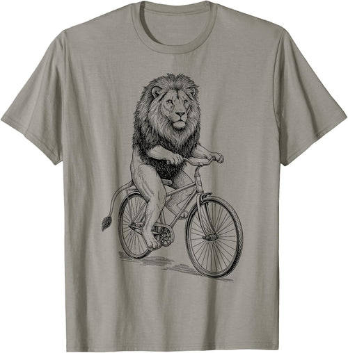 Vintage Lion Cat Shaped Cycling
