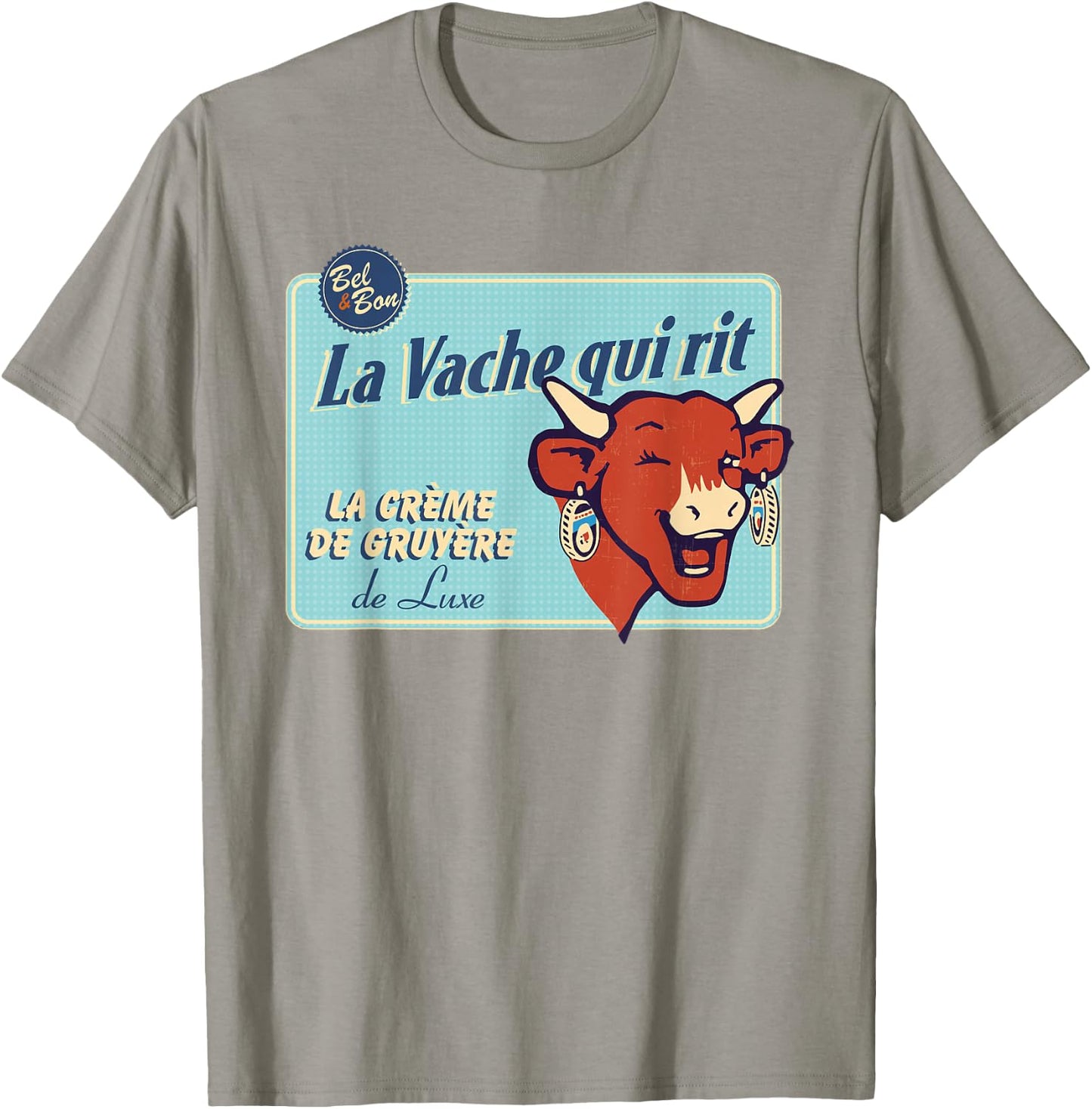 The Laughing Cow Luxury Cream Of Gruyere T-Shirt - T-Shirt | Sand
