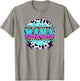 Groovy Mama Cow Print Pattern Mom Mother's Day T-Shirt - T-Shirt | Sand