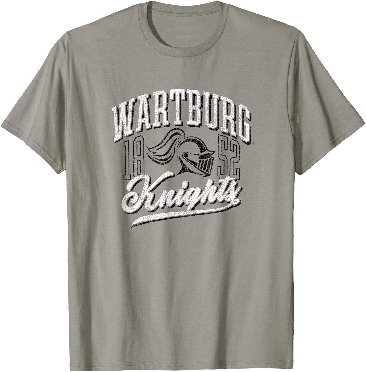 Wartburg College Knights Classic Vintage Script Emblem T-Shirt - T-Shirt | Sand