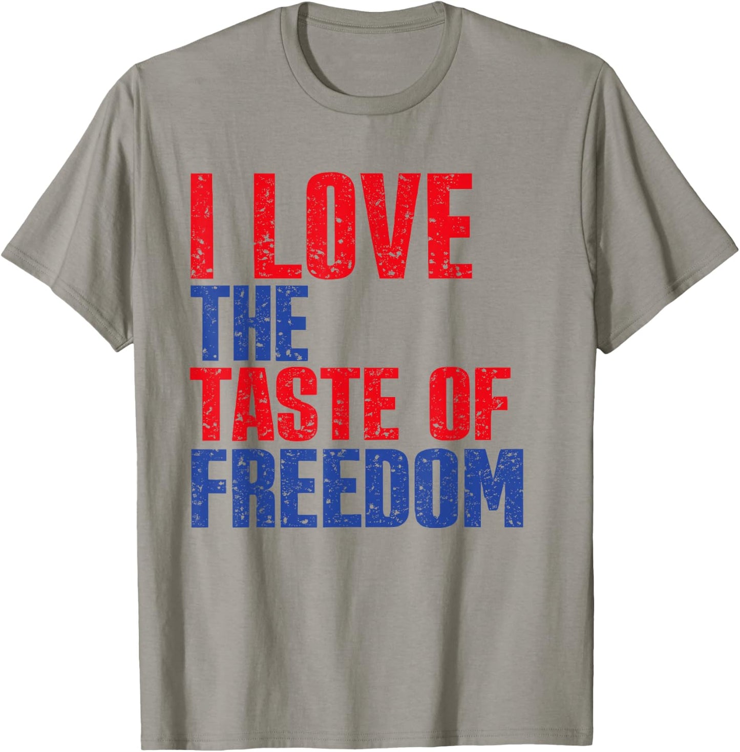 I Love The Taste of Freedom Couples Matching 4th of July T-Shirt - T-Shirt | Sand