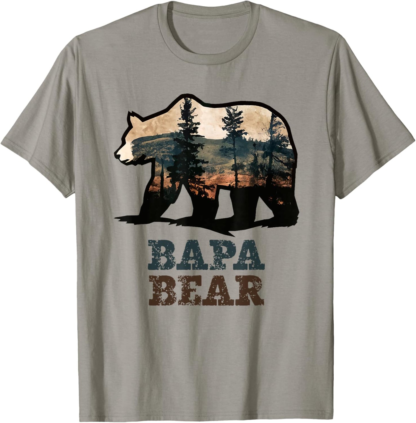 Bapa Bear Vintage Retro Funny T-Shirt - T-Shirt | Sand