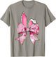 Happy Easter Bunny Coquette Bow Ears Girls Teen Women T-Shirt - T-Shirt | Sand