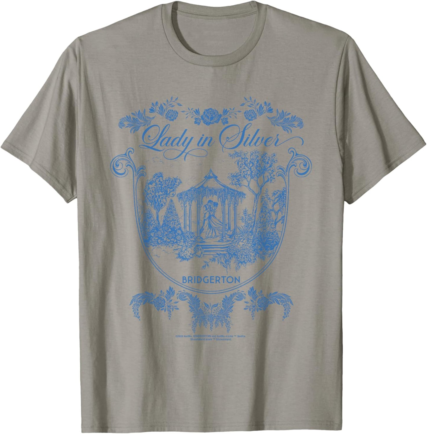 Bridgerton Fairytale Gazebo Offiziell lizenziert T-Shirt - T-Shirt | Sand