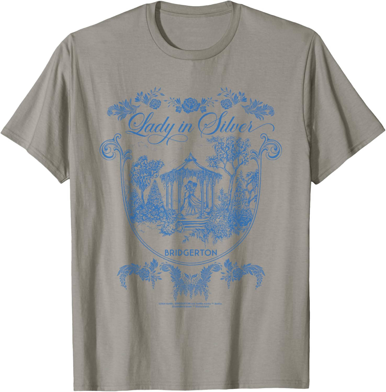 Bridgerton Fairytale Gazebo Offiziell lizenziert T-Shirt - T-Shirt | Sand