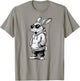 Bunny face with sunglasses easter day rabbit men boys kids T-Shirt - T-Shirt | Sand